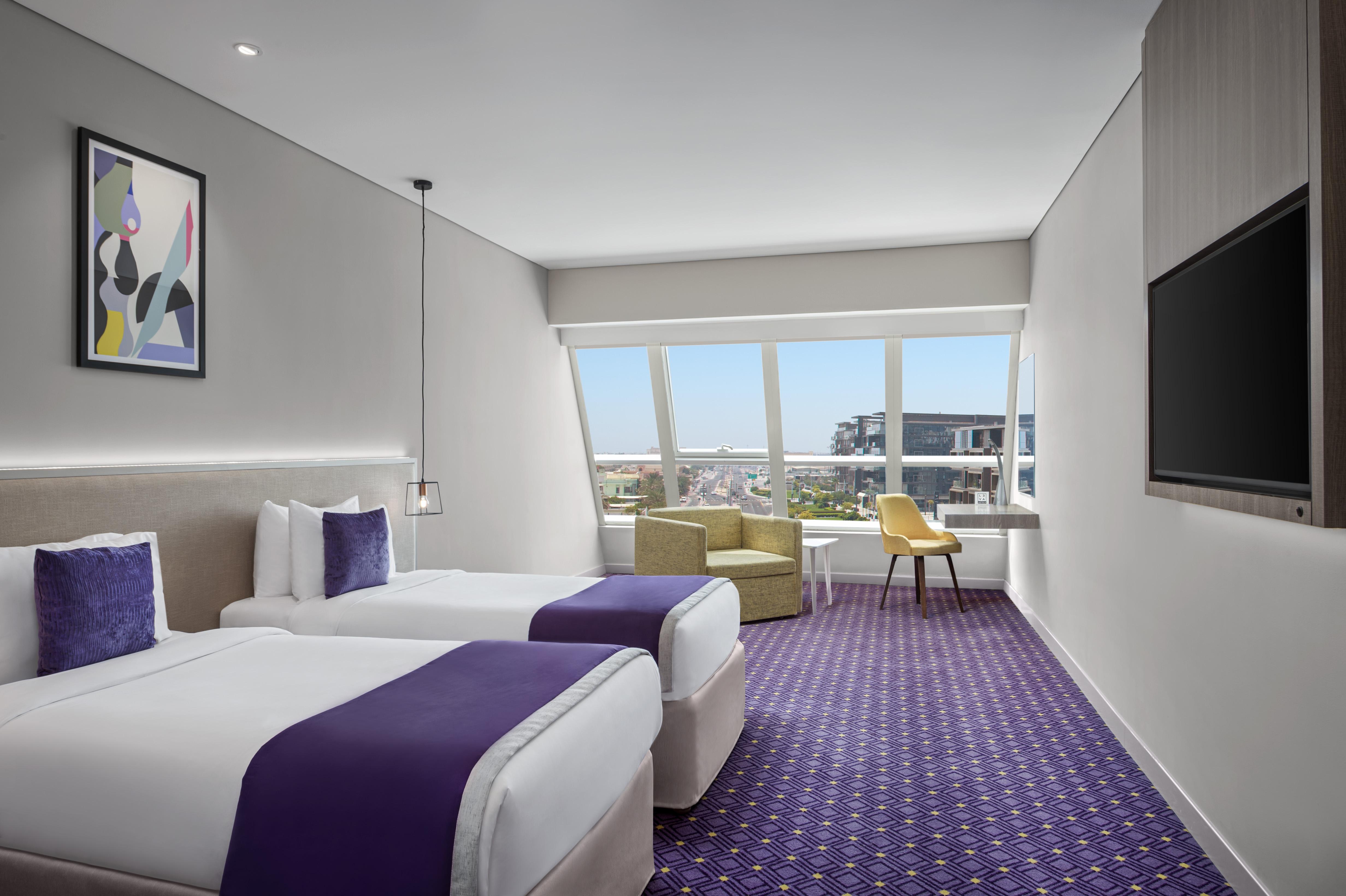 Leva Hotel Mazaya Centre Dubai Exteriör bild