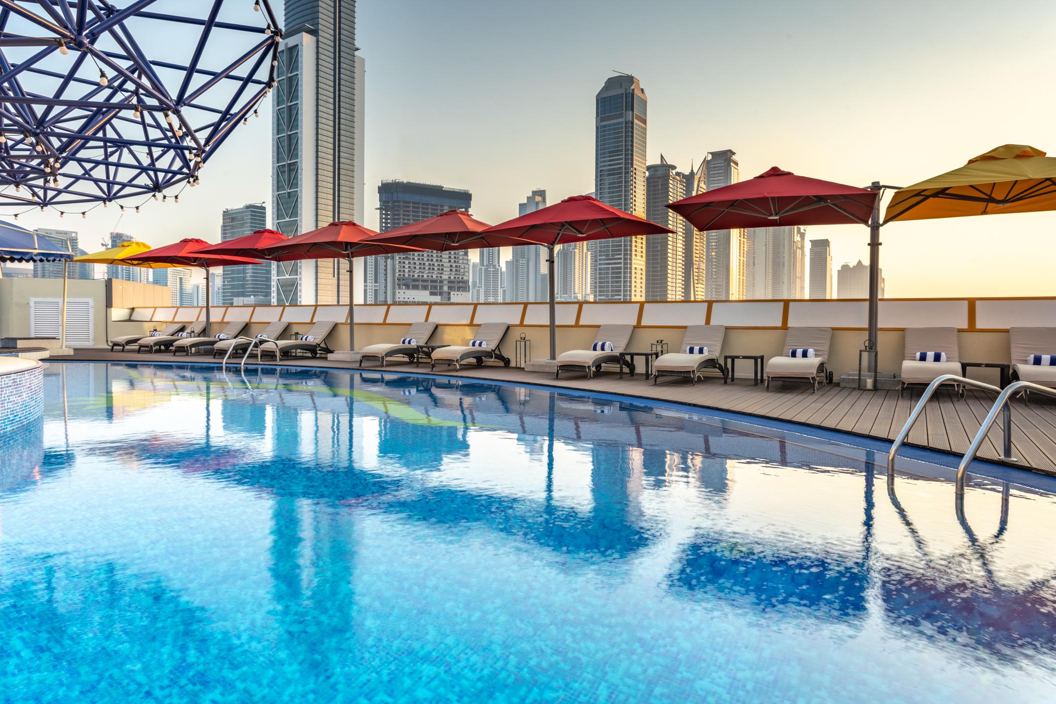 Leva Hotel Mazaya Centre Dubai Exteriör bild